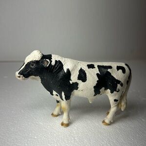 2007 Schleich Holstein Milk Cow Farm Animal Figure 5.5"